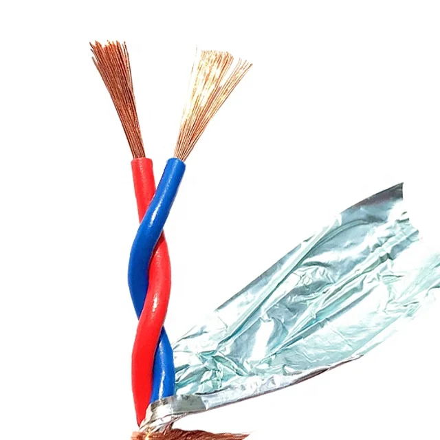 High Quality RS485/RS422/RS232 Industrial Control Signals Twisted Shielded Flexible Wire 2Core 0.3 Cable Electrical Wires Cables