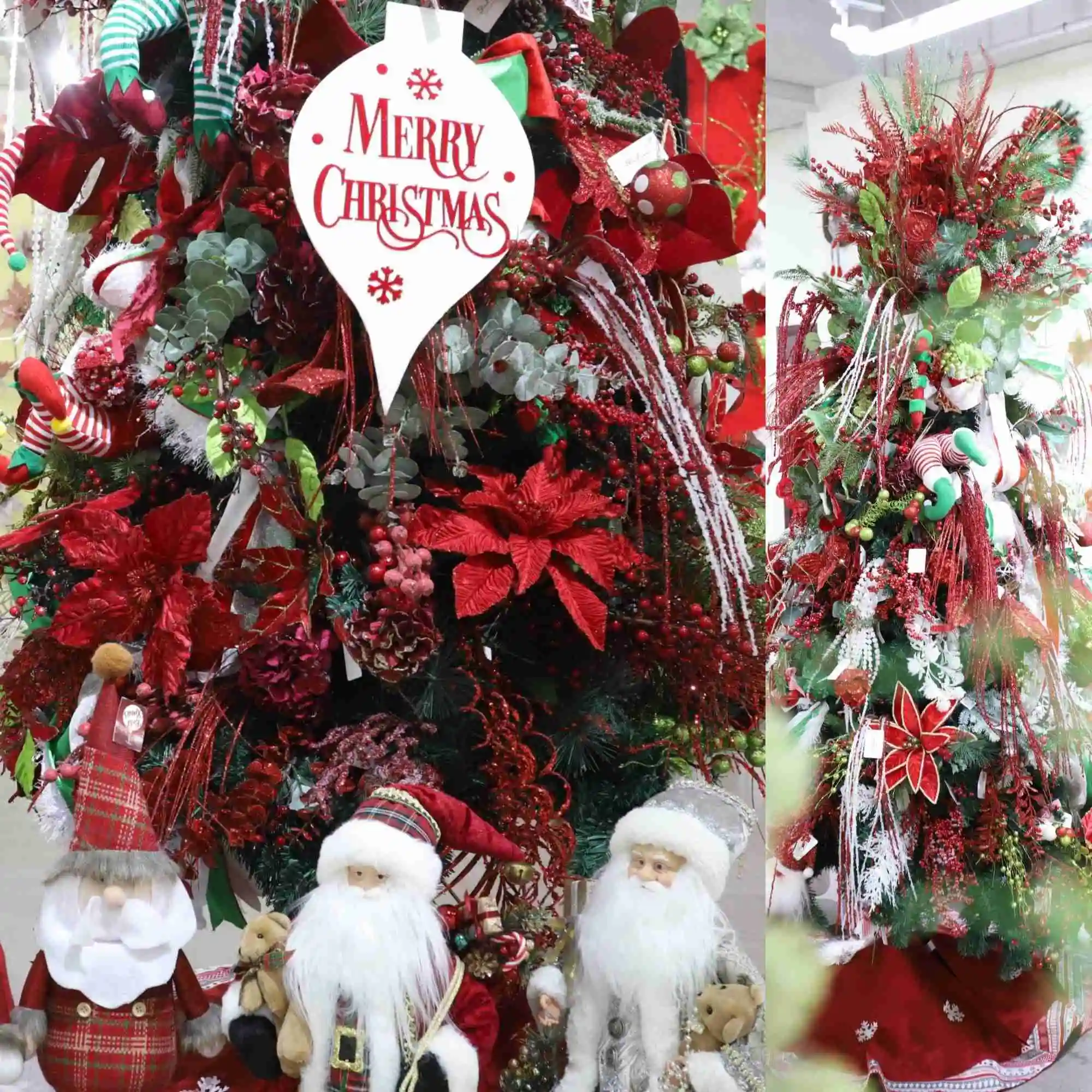 Новогодний декоративный спреи и медиаторы с блестками со смешанными блестящими шариками искусственная упаковка для рождественских украшений