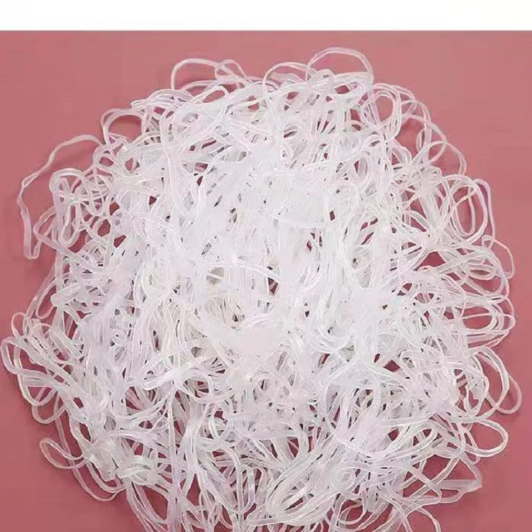 Disposable Small Circles In A Package Sale Wholesale Price Black Thailand Rubber Band Bracelet Kit For Kids Hair