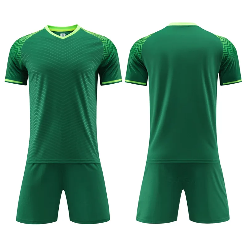 Sublimated printing Custom Logo Quick Dry Yellow Color Jersey shirts Set Football Sport Wears Football Jersey Soccer Uniforms