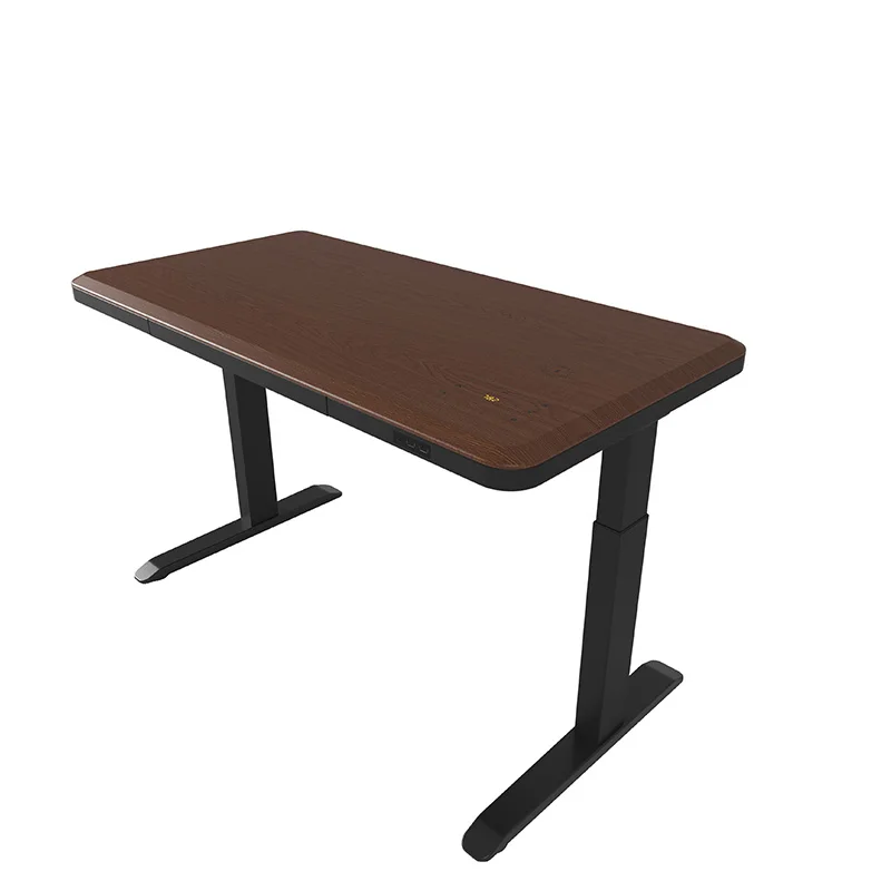 New style multi-scenario use height adjustable glass 1 2 leg smart electric sit and stand desk