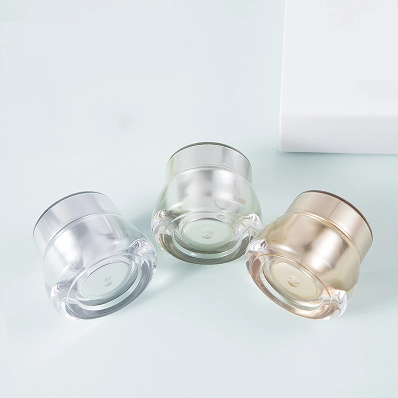 Amazon Top Sale Customizable Cheap Cylinder Cosmetic Containers For Cream Acrylic Jars 7g