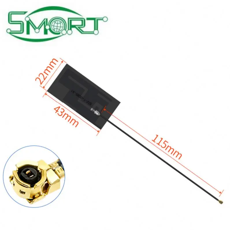 2G 3G 4G LTE 5dBi size 21* 81mm wire length 120mm frequency 698-2700mhz IPEX PCB FPC built-in antenna