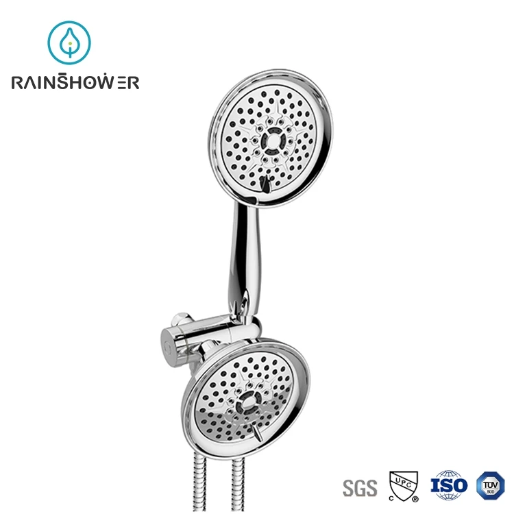 Rainshower water saving Watermark ABS Plastic 6 functions big head abs hand shower head