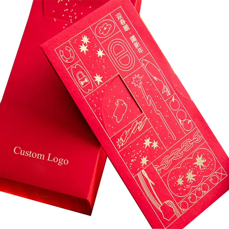 2025 Chinese Red Packet Custom Gift Envelope Red Packet For Festive Day