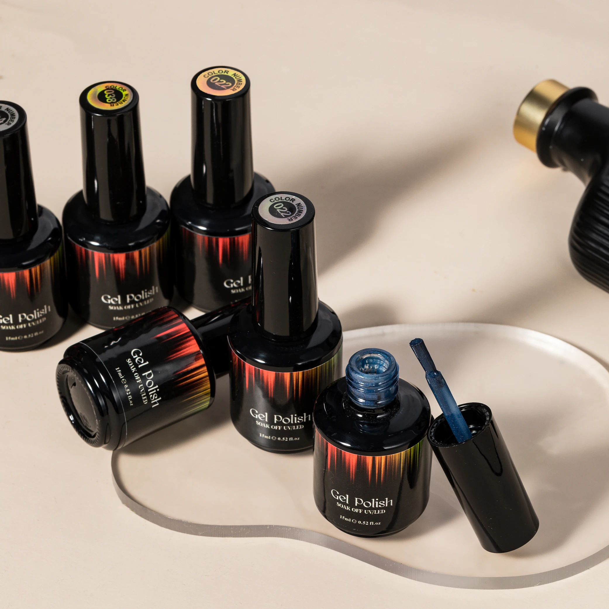 Гель-лак для ногтей, 489 цветов