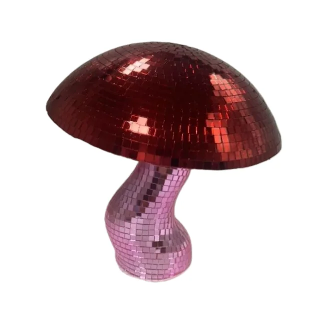 New Product Mirror Glass Mushroom Disco Ball for Home Office Art Decorations Wedding part