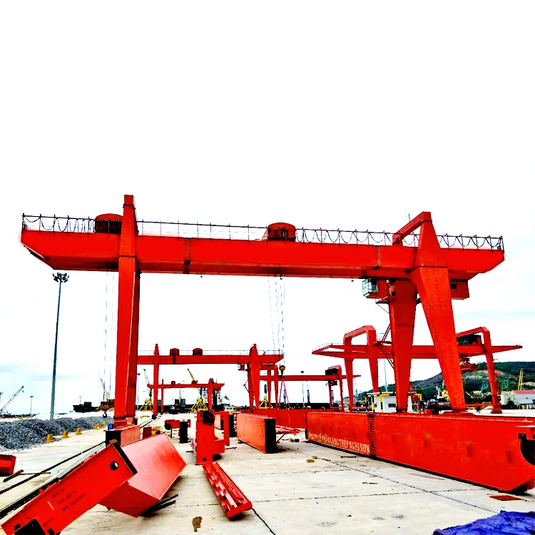 Customized design Heavy Duty Box Type Double Girder Rail Gantry Crane