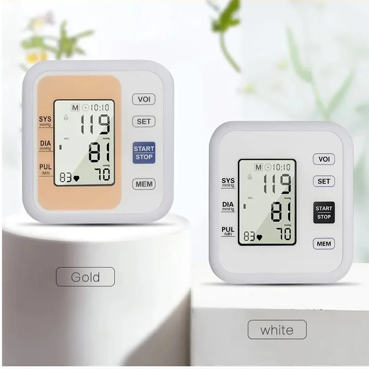 Automatic Upper Arm Blood Pressure Cuff Large LCD Digital bp Monitor Blood Pressure Meter Oem