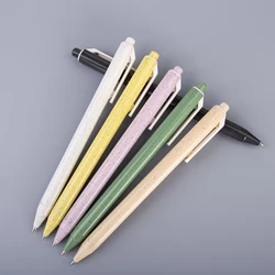 Aihao Wholesale Test Good Budget Classic Stick Ink Pens Custom Logo 0.5mm Retractable Ballpoint Pen