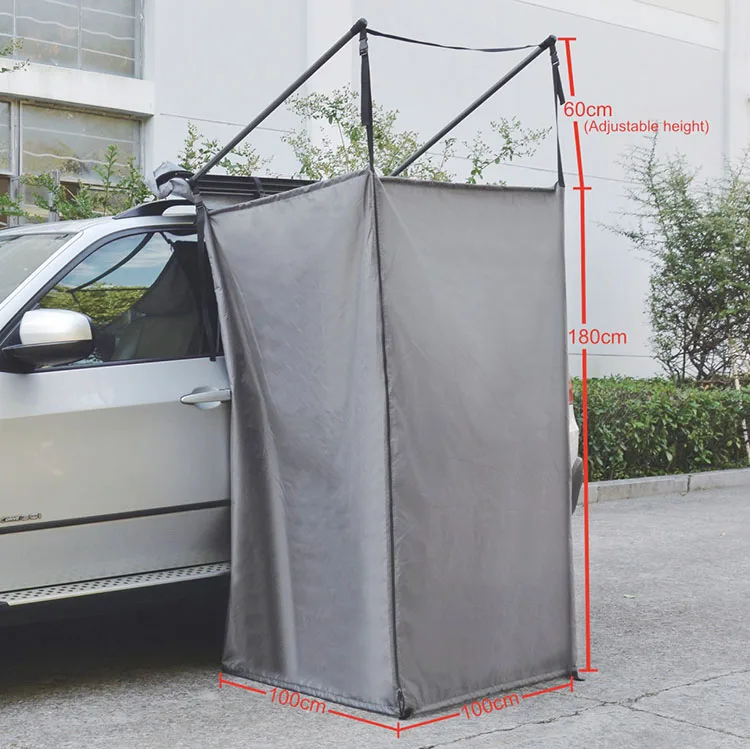 
Camping Outdoor Offroad Privacy Side Ensuite Awning Car Tente Vehicle Mounted Toit Change Room Shower Tent 