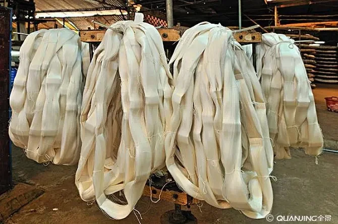 Natural silk 100% Natural tussar Silk 33/37D A grade