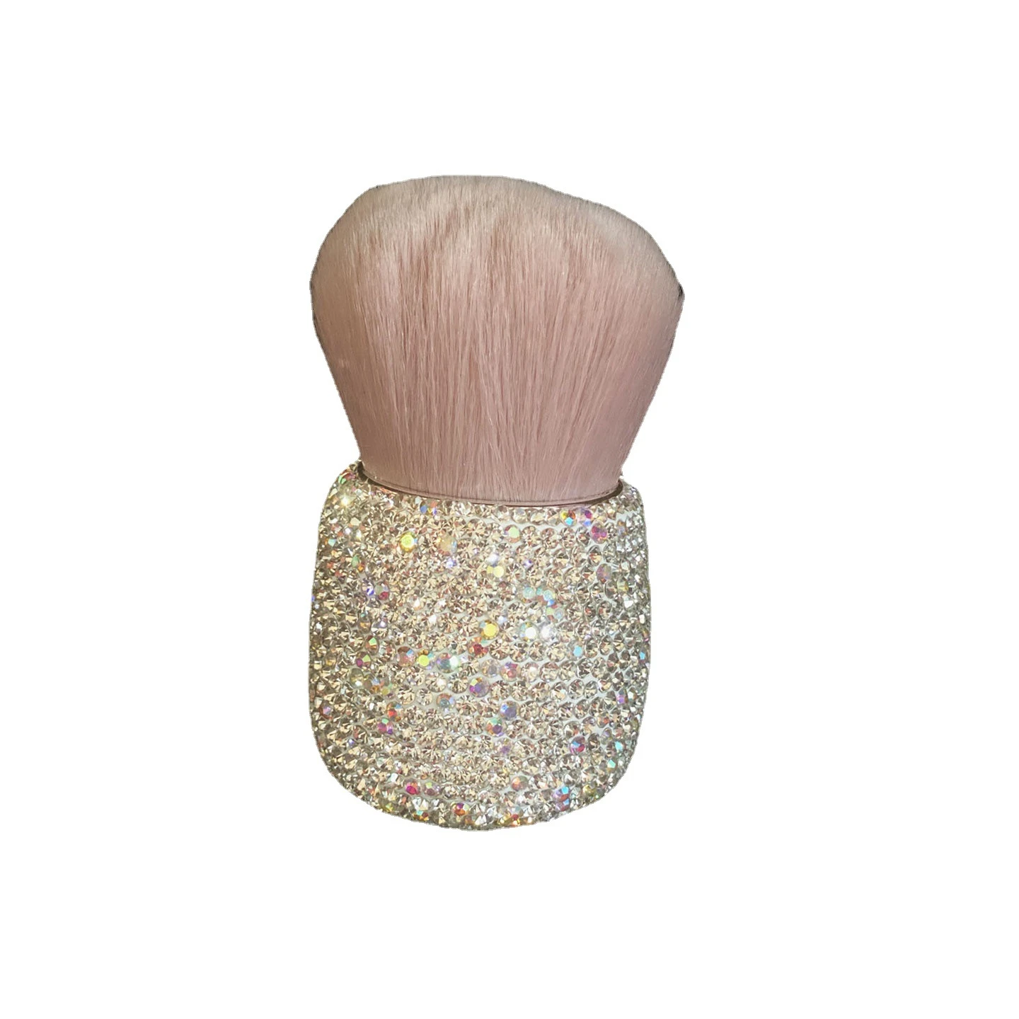 Destly Bling Luxury Single Diamond Rhinestone Makeup Brush Mushroom Head Soft Nail Dust Remover Brush
