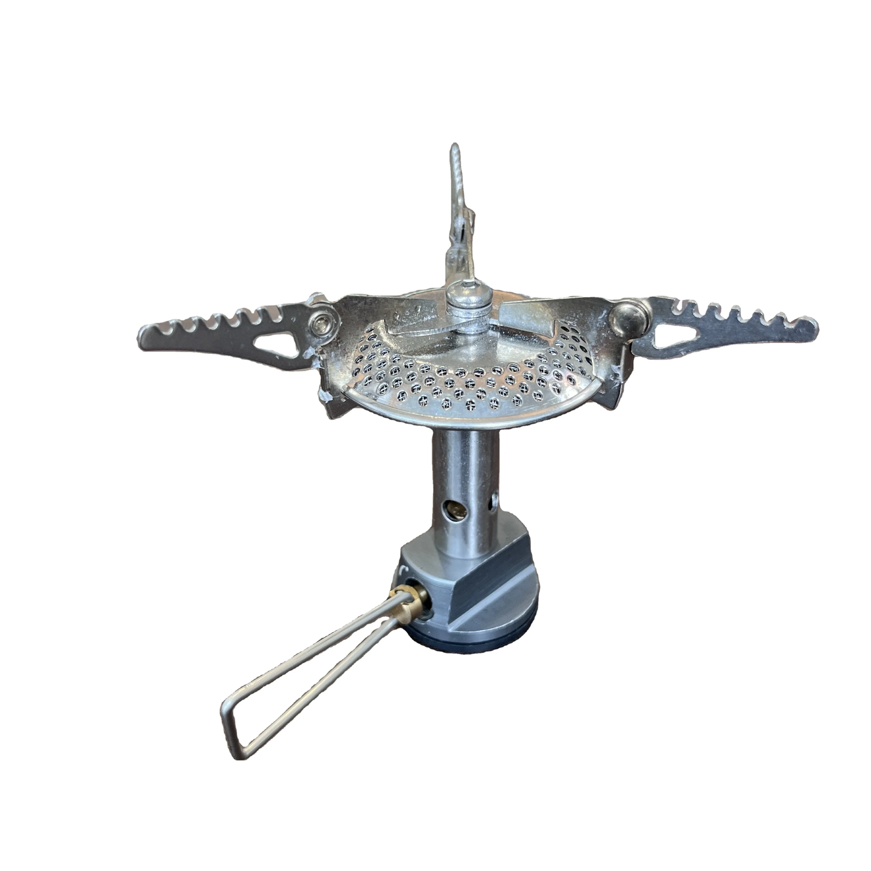 Ultra-light Outdoor Portable High Quality Titanium Alloy Folding Camping Mini Gas Stove