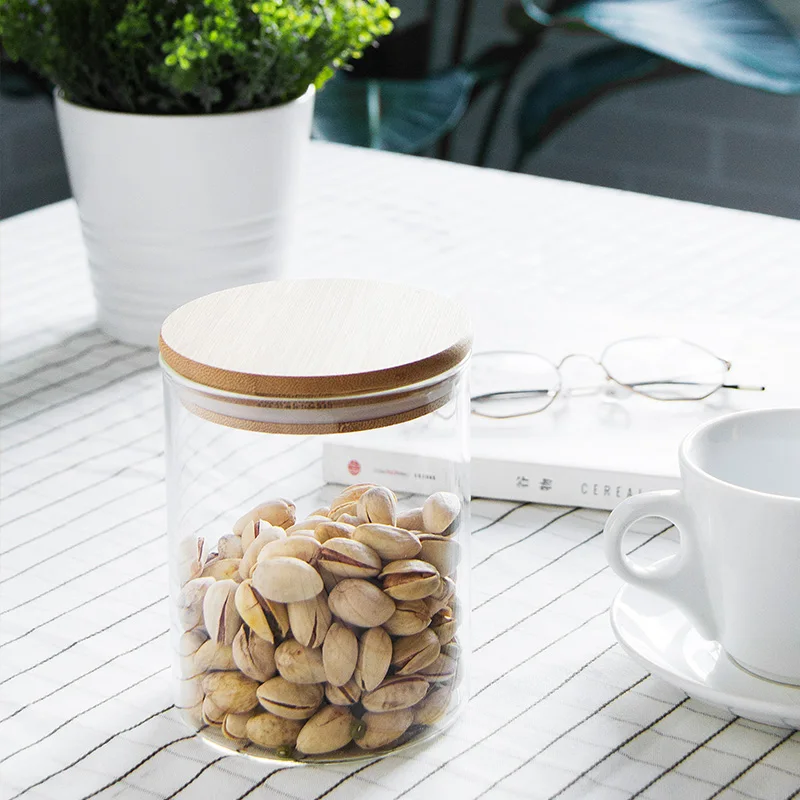 Factory Direct Supply Recycled Glass Jars Heat-Resisting High Borosilicate Glass Jar