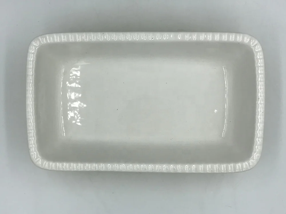 Stoneware Pot And Pan Rectangle Ceramic Dish Bakeware Baking Tray Oven