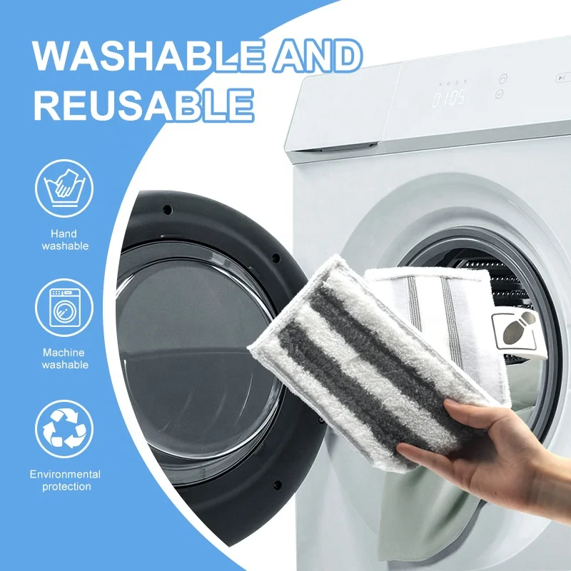 Wholesale Mop Towel Suitable for KarcherSC1 SC2 SC3 SC4 SC5 SC7 Reusable Strip Remove Dust Microfiber Mop Head