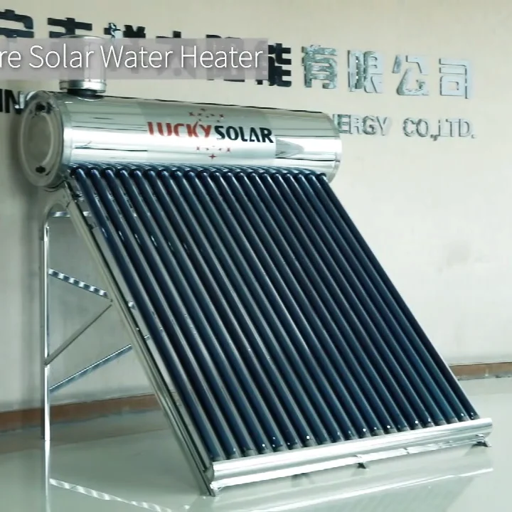 Solar Water Heater Non-Pressure Evacuated Tube Stainless Steel Sus304 Sun