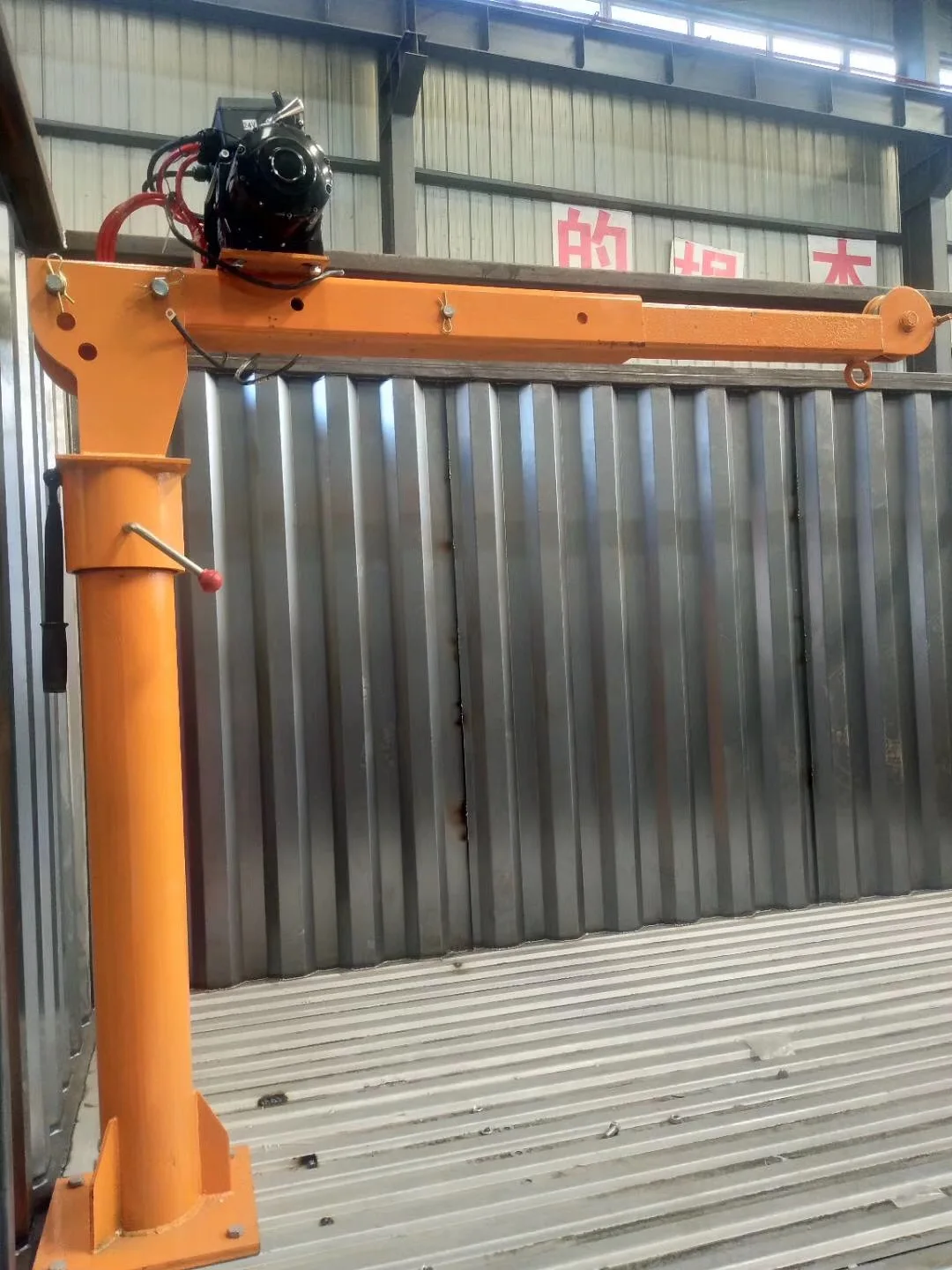 500kg 1000kg Small Vehicular Mini Pick Up Truck Mounted Crane