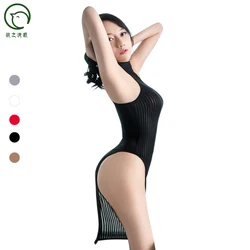 Горячая Распродажа 6050, женское сексуальное тянущееся длинное платье в экзотическом стиле Ципао с высоким разрезом, облегающее китайское платье