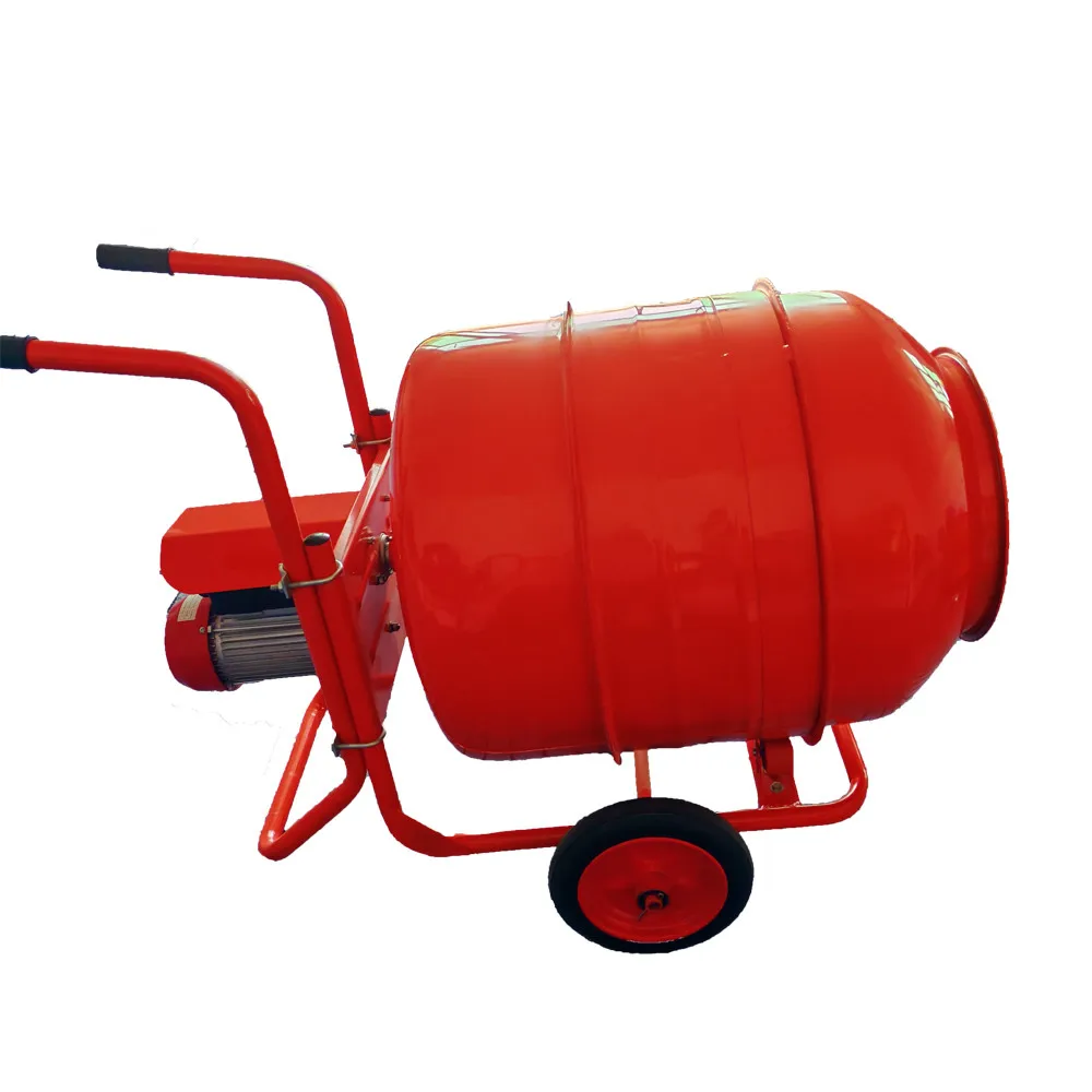 Small Concrete Household Hand Push Mobile Drum Mixer Mini Cement Mortar Mixer
