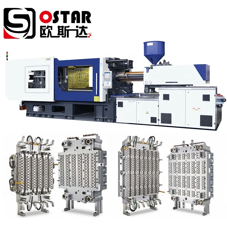 500ml 1000ml  Fully Automatic High Speed Plastic Mineral Water Bottle Pet Preform Injection Molding Machine Making Machine