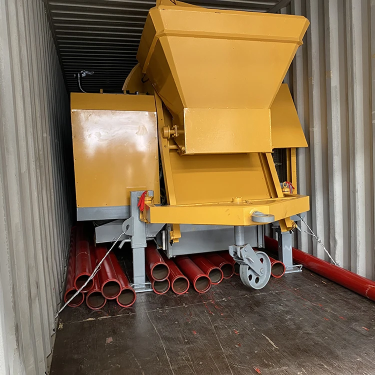 READY MIXED CONCRETE PUMPING NEW TYPE CONCRETE MIXER MACHINE WITH PUMP