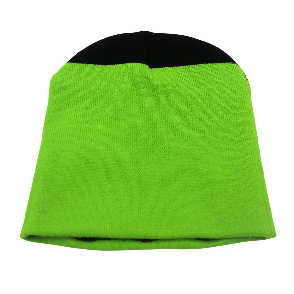 Wholesale Halloween personality funny eye-baring knitted jacquard thread hat thermal pullover hip hop all-in-one Halloween hat