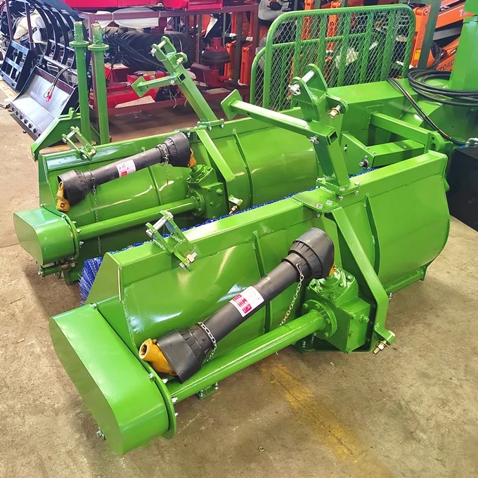China SAMTRA !! tractor front mounted snow sweeper, sweeping machines for tractors/Skid steer loaders