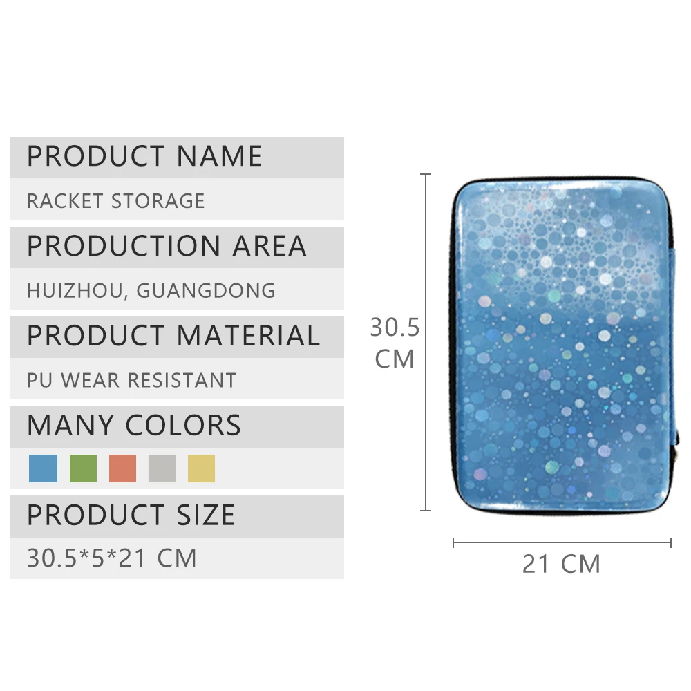 Hot seller Gourd Shape EVA Table Tennis cover case for  table tennis Bat Racket carry bag