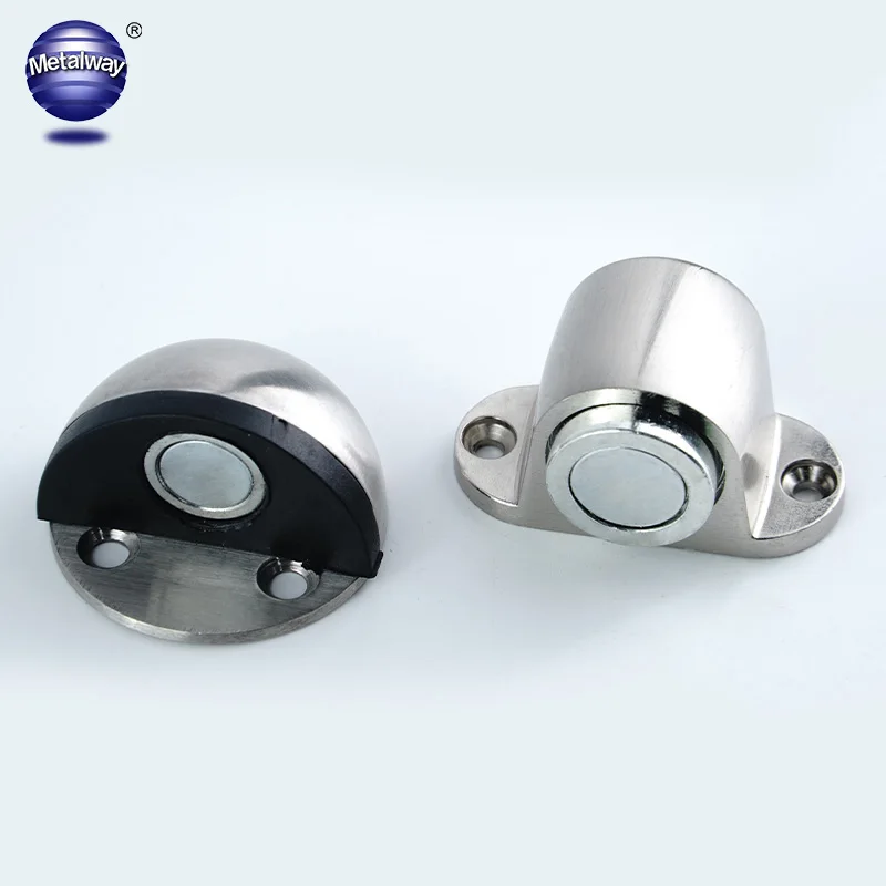 Hot selling in Europe and America wooden door stop Stainless Steel slide door stopper