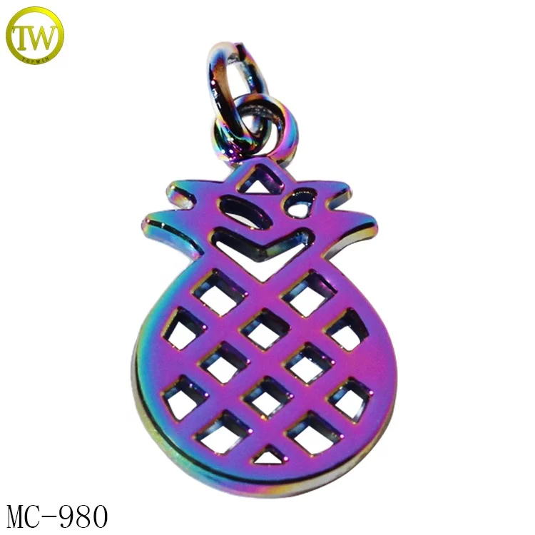 Fashion Square Shape Necklace fitting Customized Engraved Charms Gunmetal Letter Tags For Bracelet