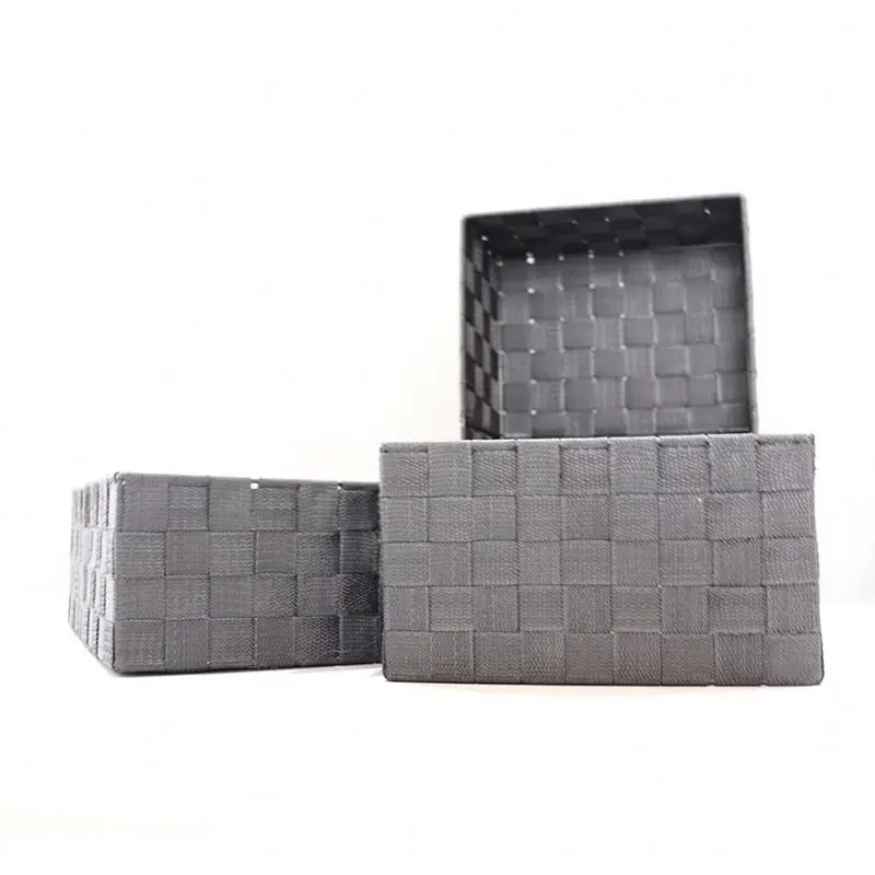 Factory Direct Sales Seagrass Mesh Storage Baskets Strong And Durable Canvas Bamboo Storage Baskets For Homefor Women