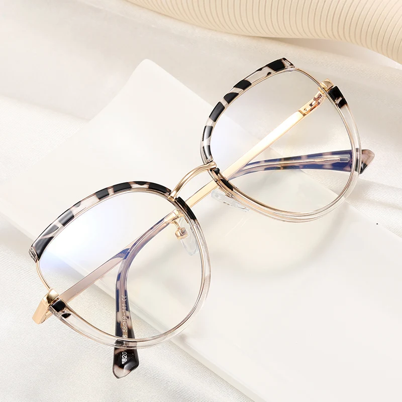 New Design Anti Blue Light Glasses Gaming Women Eyewear Cateye Fashion Computer Blue Light Blocking Glasses