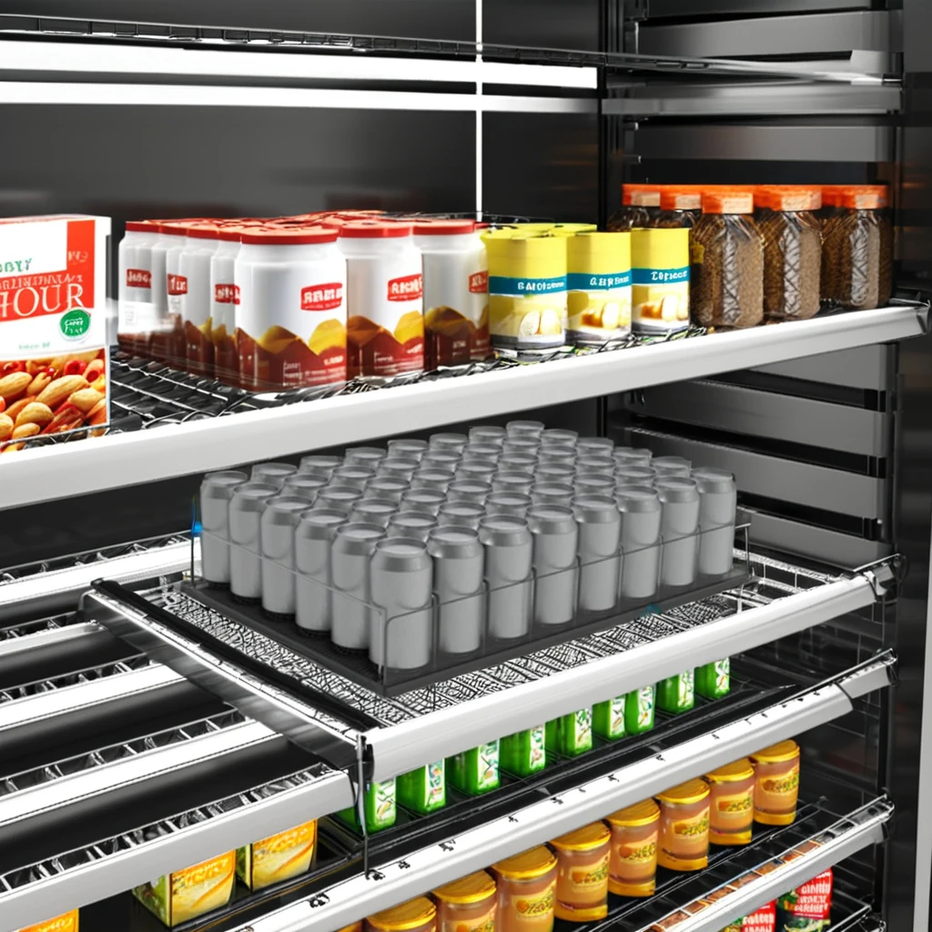 Auto Feed Shelf  Pusher  Management System for Supermarket Product Organizer