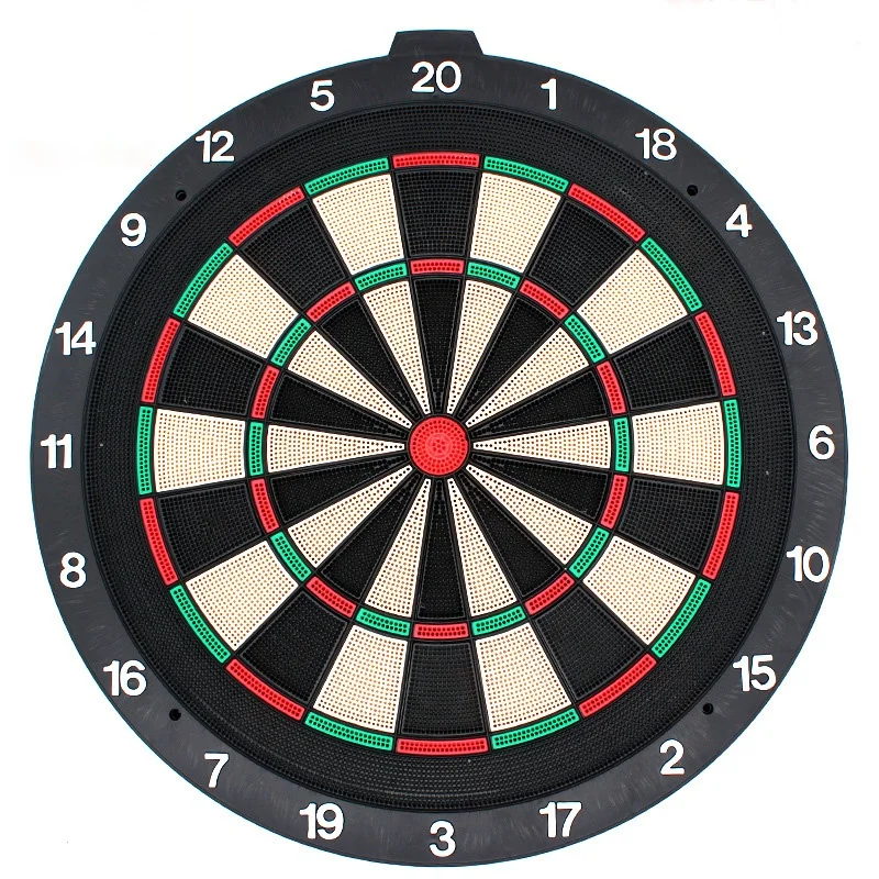 Hanging Indoor Darts and Kids Dart Board Set 18 Inch Plastic Dartboard With 6 Soft Tip Darts For Children and Adults
