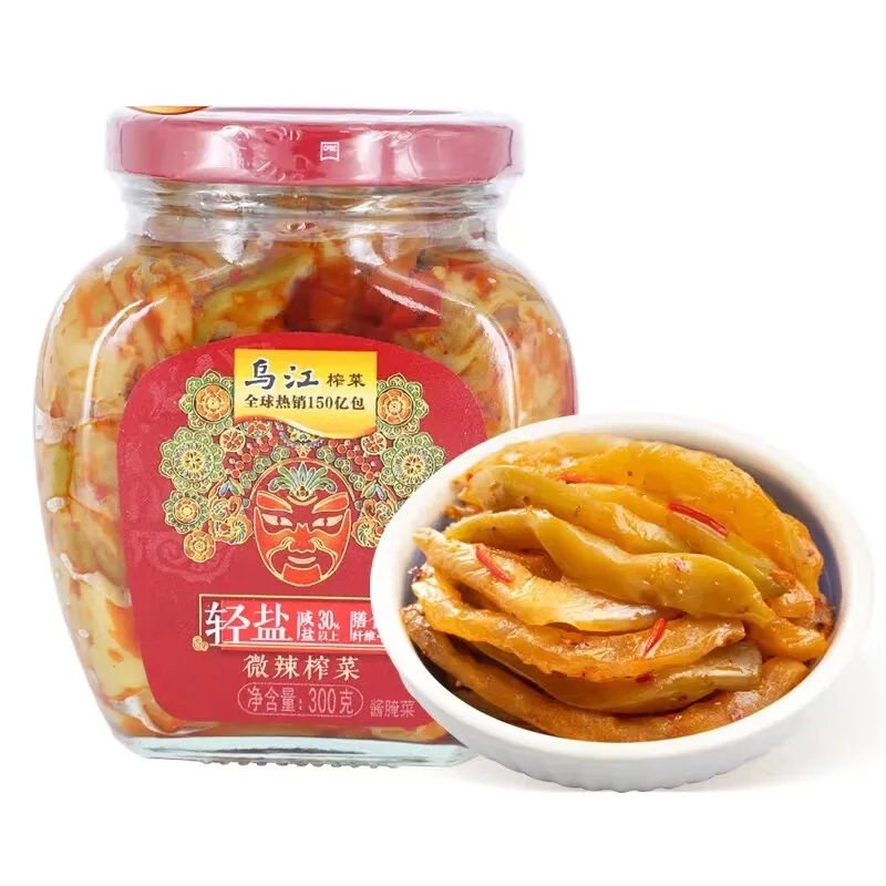 Wujiang Fuling Spicy Red Mustard Tuber Pickle Packaged in Bag