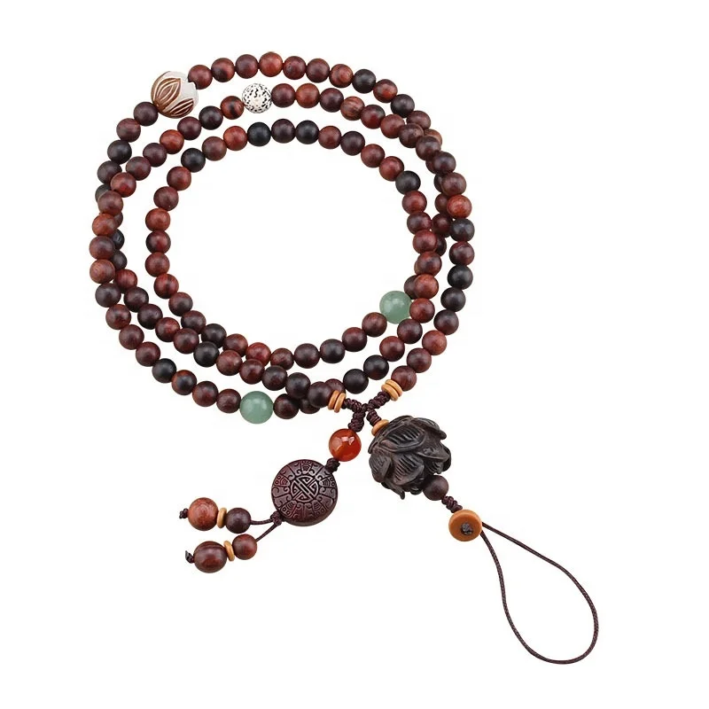 Chain Pendant Literature And Art Restore Ancient Ways Wood Hang Rope Of Cell Phone Shell