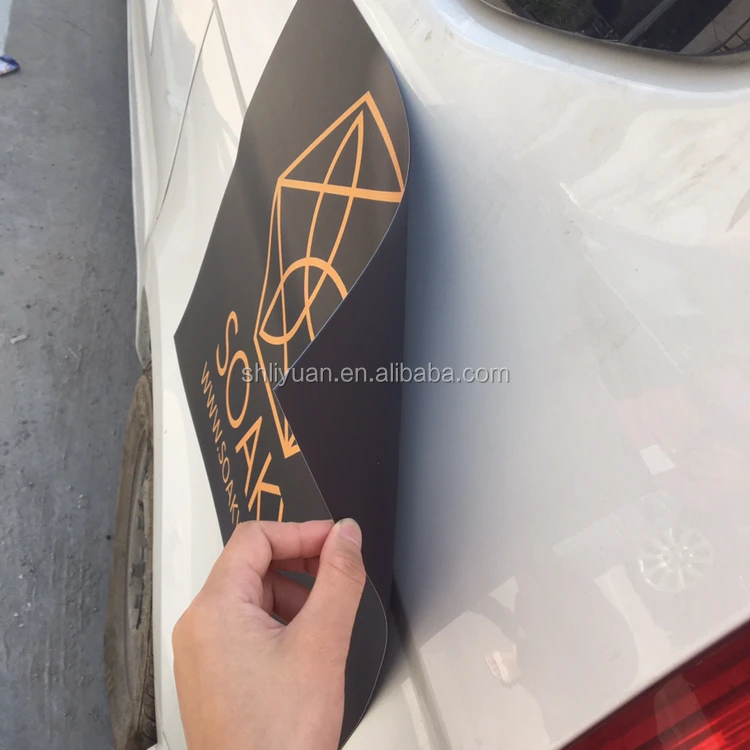 Custom die cut  for advertising exquisite quality magnet vehicle sticker Products for   decorate
