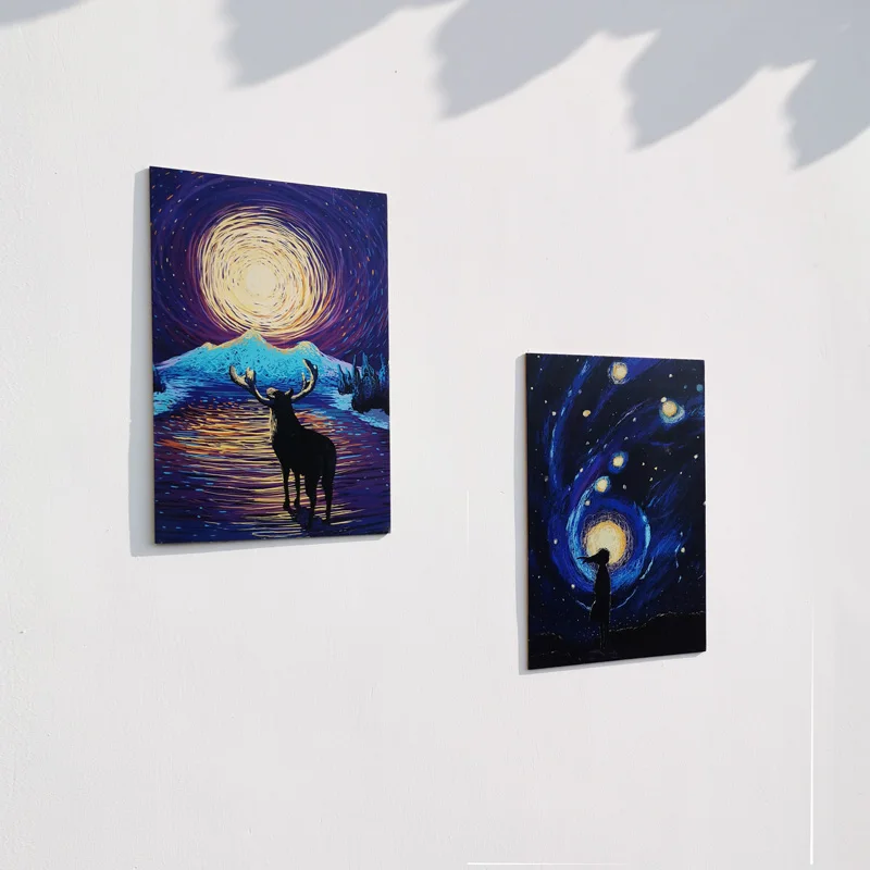 
Customized Design Bamboo Wall Art Decor Printing Panel 