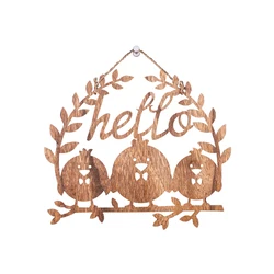 Customize Creative Home Decor Wooden Decorative Flowers and Wreaths Easter Decoration