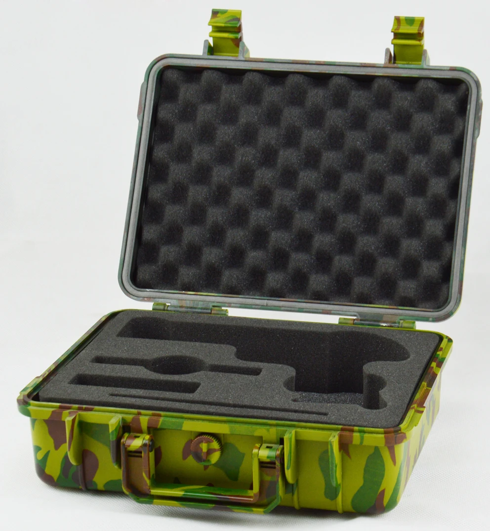 Custom Hard Tool Carrying Plastic Storage Gun Hard Moisture-Proof Suitcase Wth Foam Case Abs Heavy Duty Waterproof  Case
