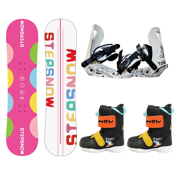 Splicing poplar wood core children snowboard equipment