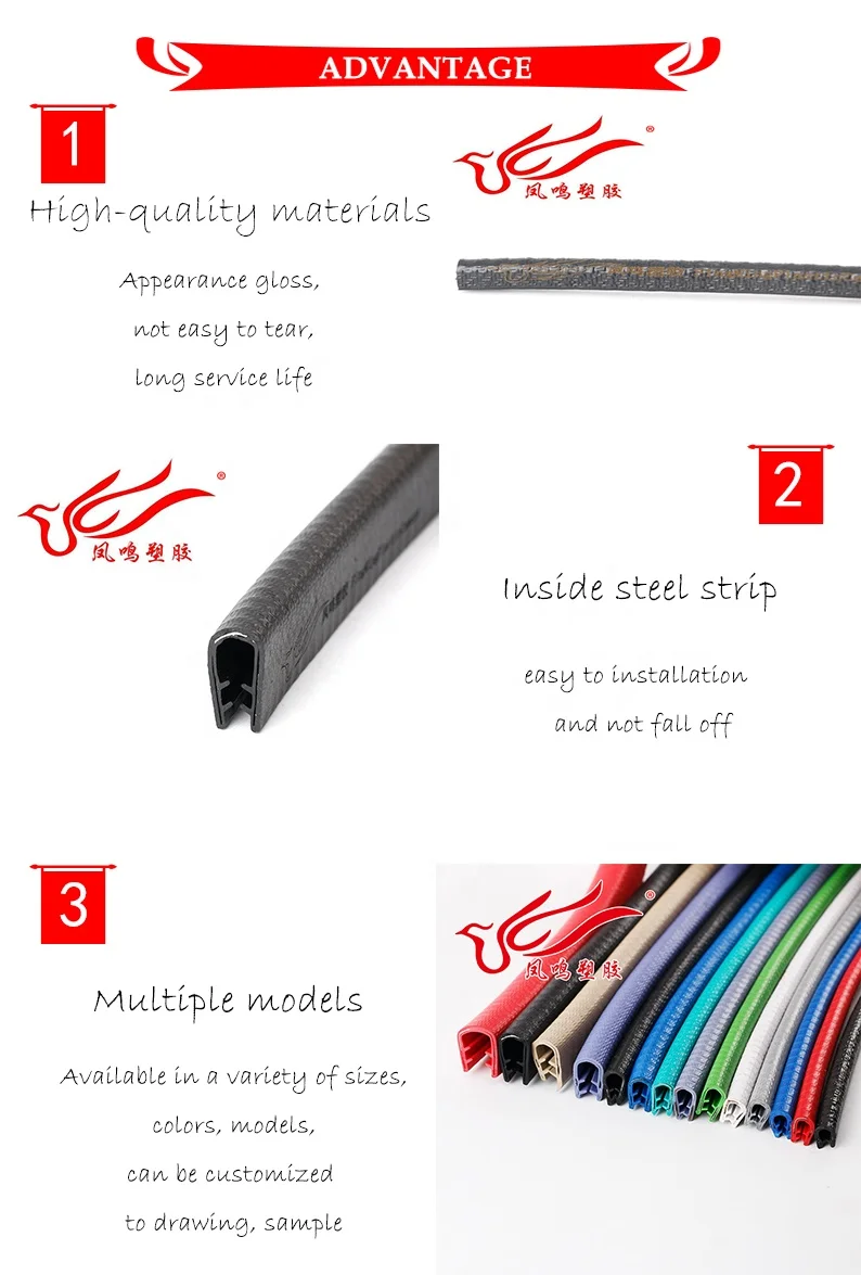 Car Door Edge Guards  Universal Fit Rubber U Shape Edge Trim Car Door Edge Trim