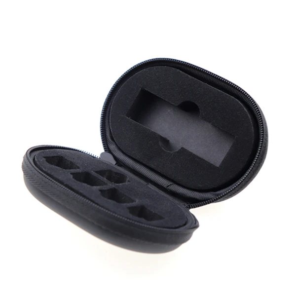 Hot Seller PU Material Promotional Hard Shell Eva Earphone Carrying Case Rectangular Portable Carrying Case