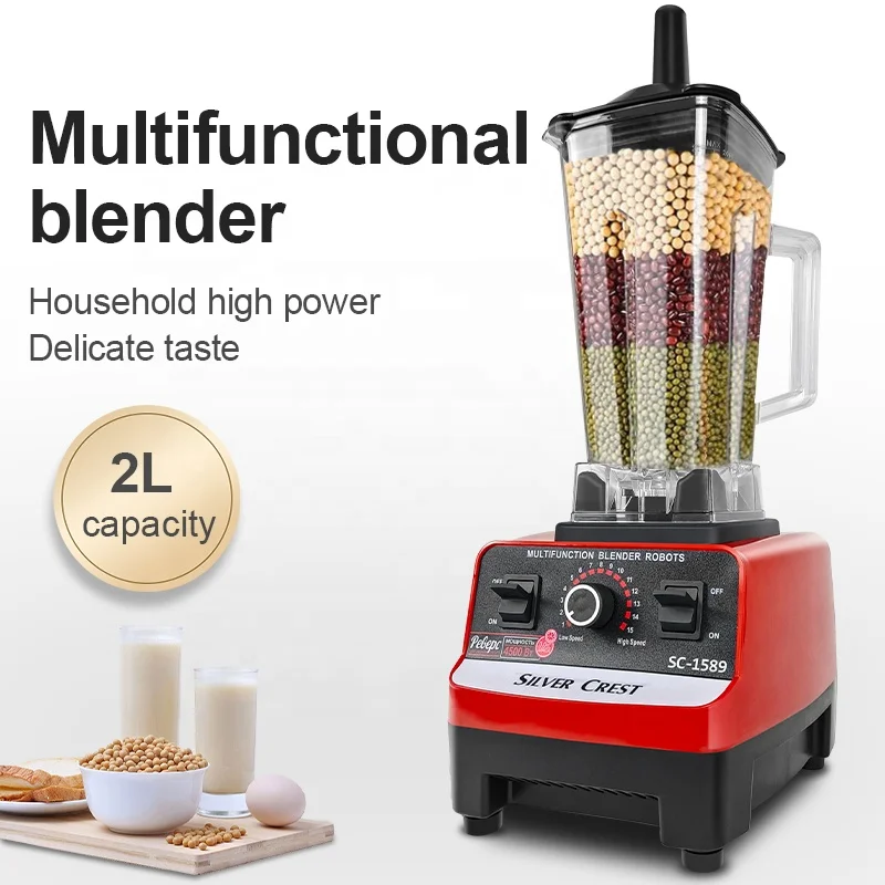 Top Selling 4500W High-Speed Electric Food Mixer Juicer Blender New Condition Household Kitchen Machine for Restaurant Use