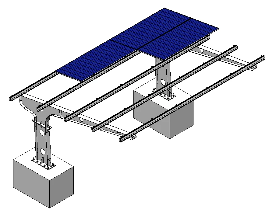 Стальная водонепроницаемая система монтажа на солнечной батарее