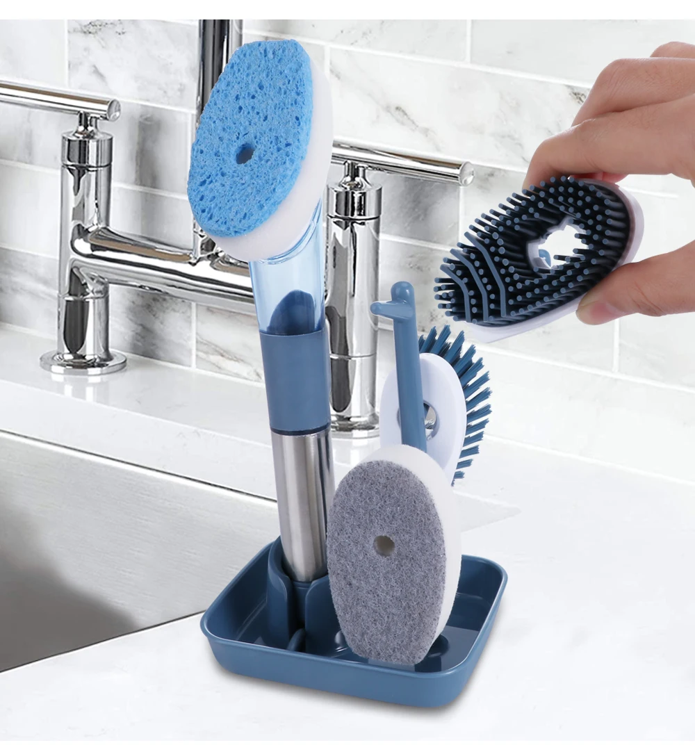 Hot sale Dish Brush Cleaning Brush Useful Kitchen Scrubbing Hand Small Cleaning Dish Brush No Harm to Hand