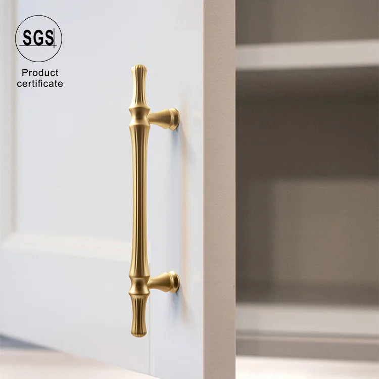 Nordic Simple Zinc Furniture Handles Curved Design Round Feet Wardrobe Cabinet Drawer Handle