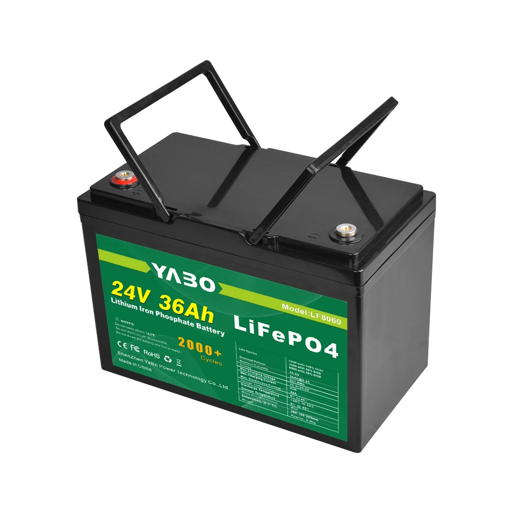 LF8060 перезаряжаемый Высококачественный аккумулятор Bms LFP 24 В 36 А/ч литиевый Lifepo4 для систем хранения солнечной энергии